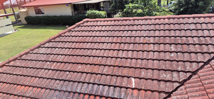Roof cleaning — Brisbane QLD – before